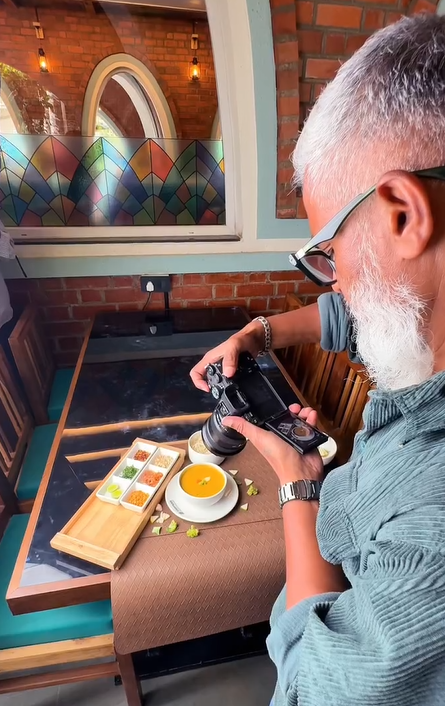 Food photography production